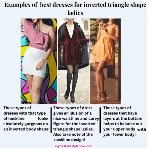 best dresses for an inverted triangle body type
